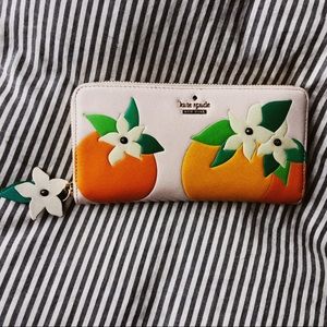 Kate Spade Orange Blossom Lacey Wallet